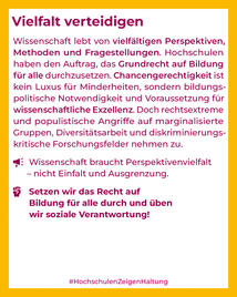 Vielfalt verteidigen