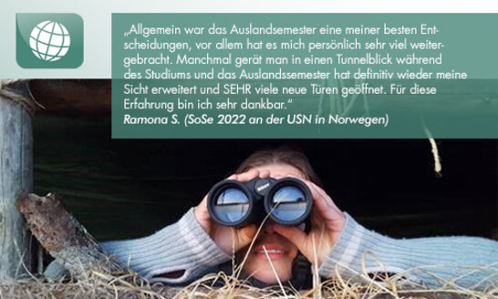 Sommersemester 2022 Bericht einer Studentin in Norwegen an der University of South-Eastern Norway