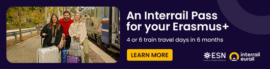 Billboard Interrail Pass for Erasmus+