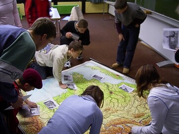 Bildbeispiel zum Grundschulunterricht des Faches Geographie