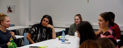 Foto Schreibworkshop mit Studierenden