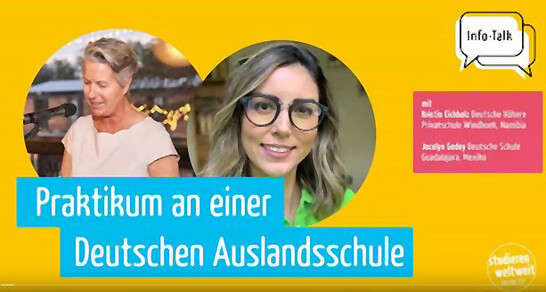 Info-Talk Praktikum an einer Deutschen Auslandsschule 