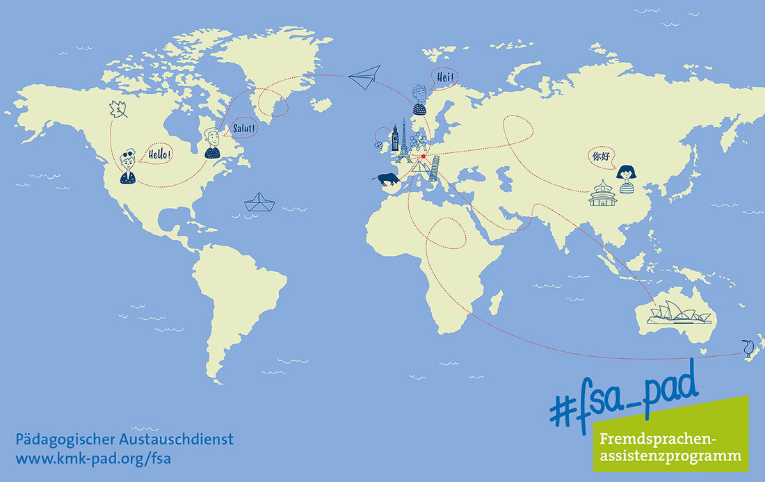 Weltkarte FSA Einsatzländer