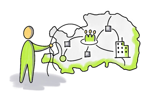 Foto Grafik Regional und Fachvernetzung